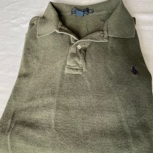 Polo Ralph Lauren long sleeve shirt size 3x Tall green polo shirt